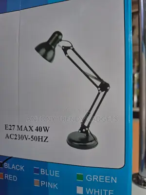 Flexible Arm Table Lamp E27 Bulb Holder 40w Ac230v