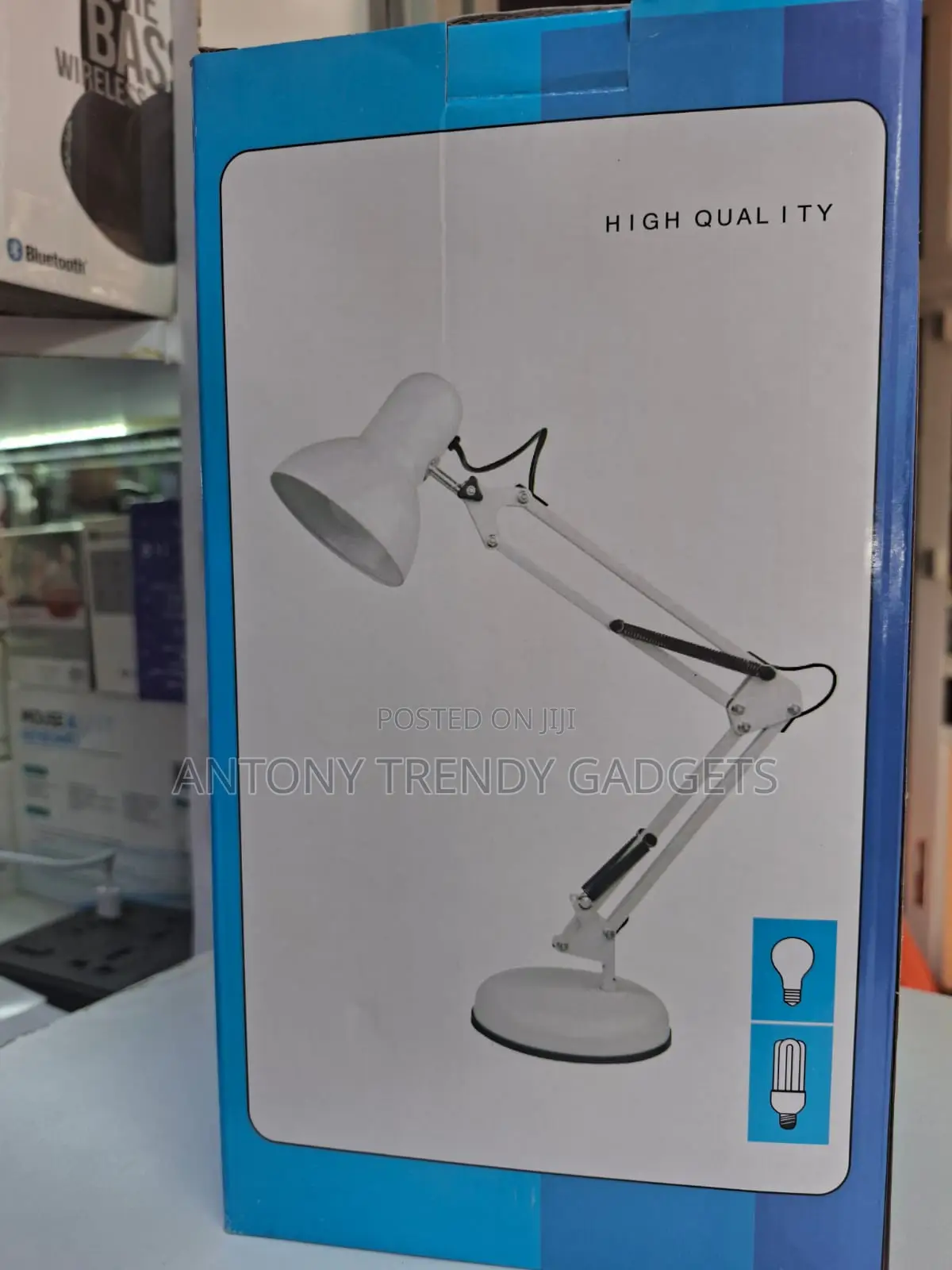 Desk Lamp With Swing Arm Flexible Positioning Light