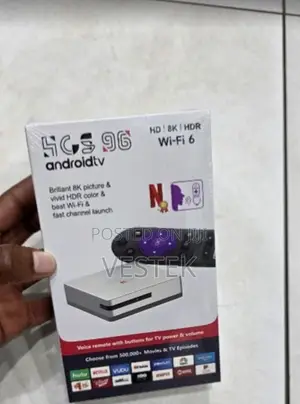 Hcs96 Tv Box Dual Wi-Fi Bt5.4 Voice Set-Top Box 4gb Ram 64gb Rom