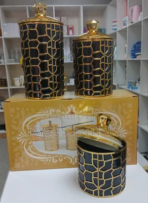 3pc Storage Canister Jars Set