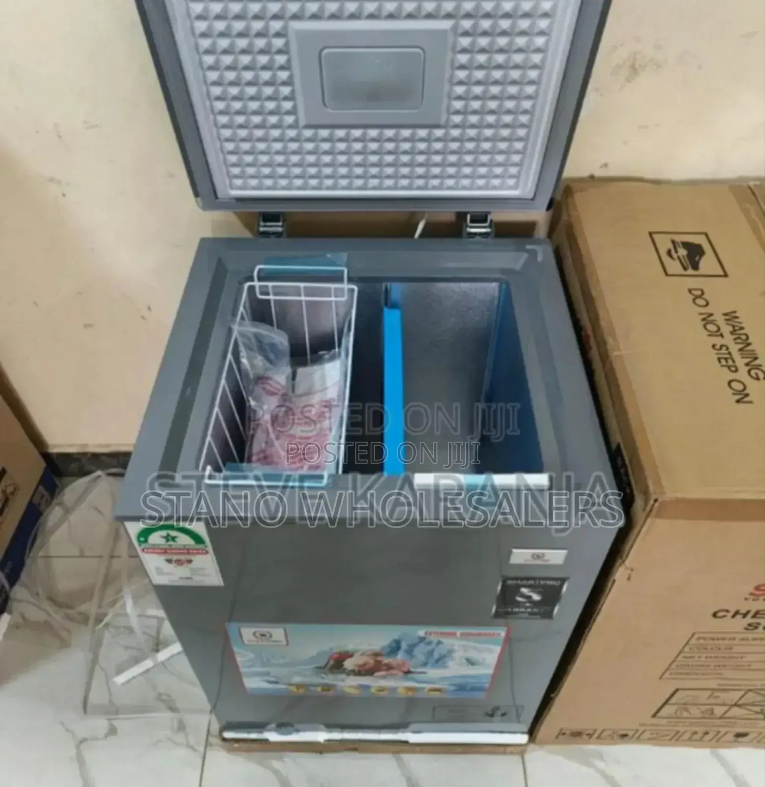Colour Grey New Smart Pro 95l Freezer