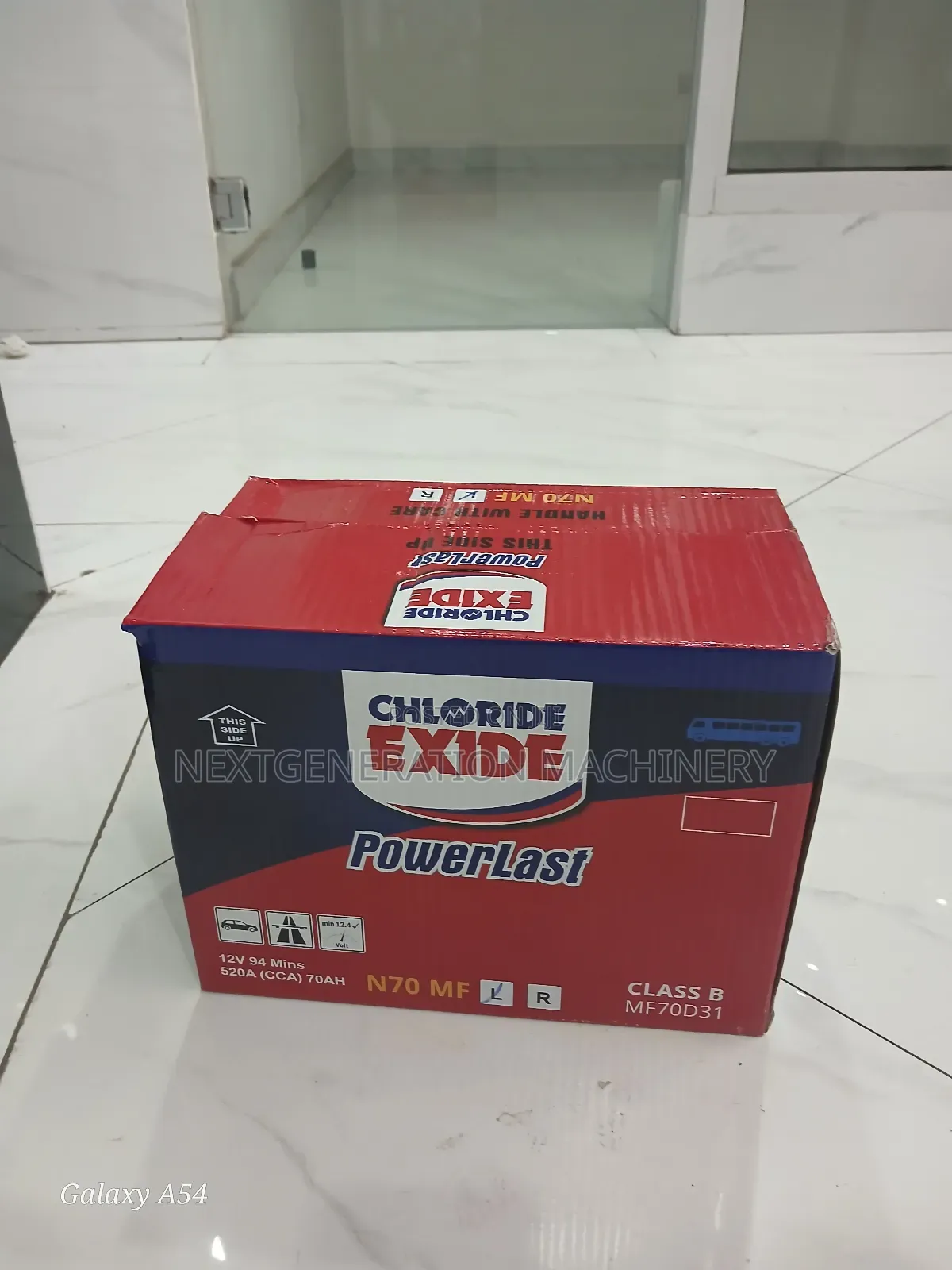 Chloride Car Battery 12v N70ah
