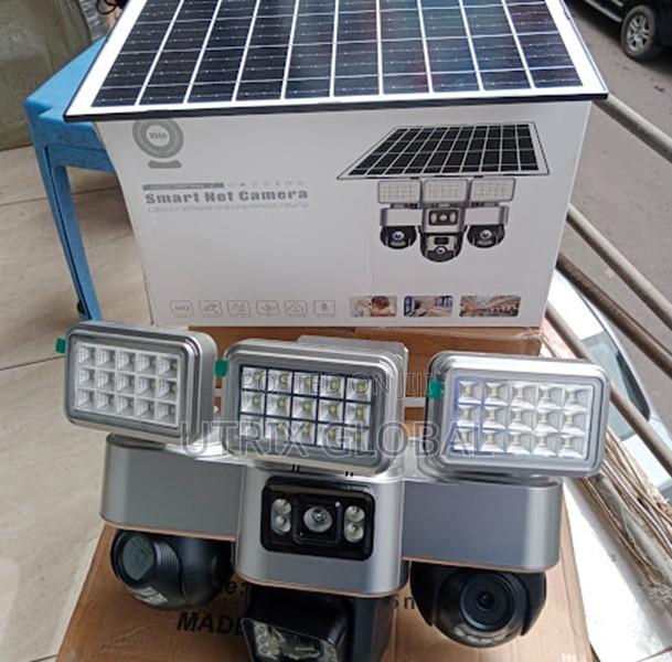 V380 4g Triple Lens Outdoor Solar Camera
