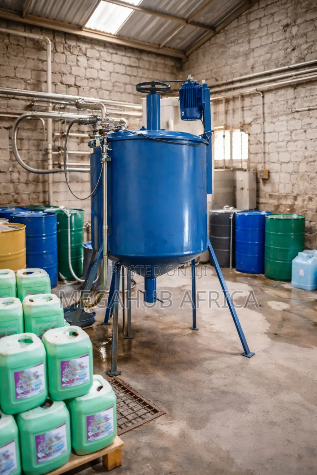 1000-Liter Bar Soap Reagents Mixer / Soap Crutcher Tank