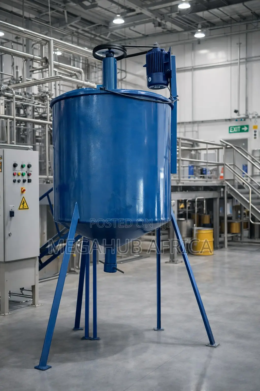 1000-Liter Bar Soap Reagents Mixer / Soap Crutcher Tank