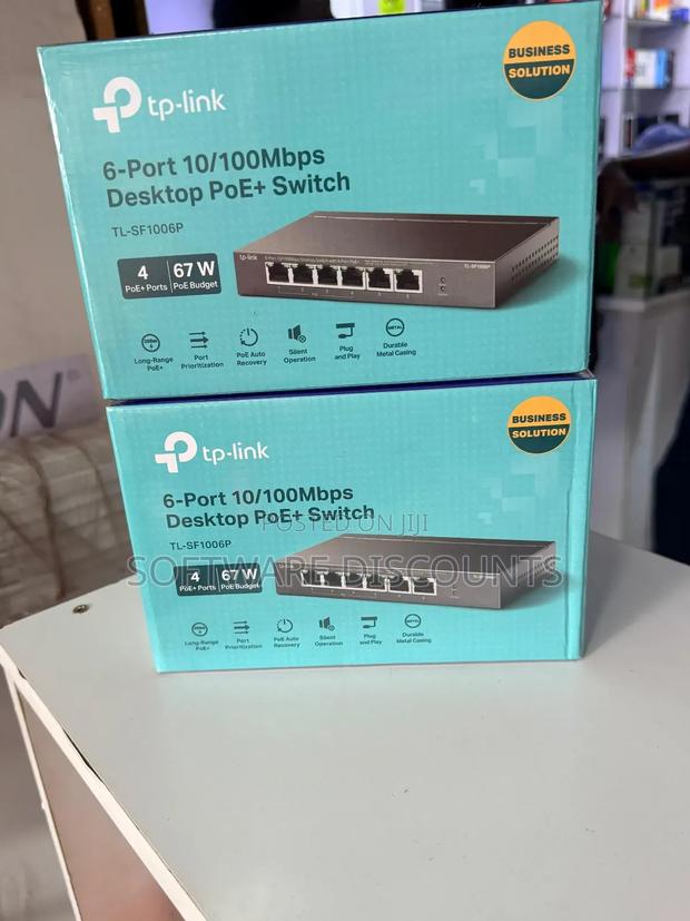 6-Port 10/100mbps Desktop Switch - main view
