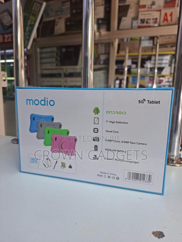 Modio M730 Android 7" Kids Tablet Dual Camera Sim Slot - thumbnail 2
