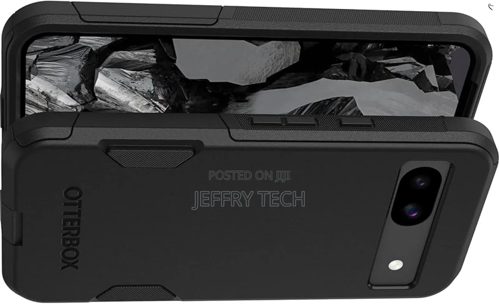 Nisxa Otterbox Google Pixel 8a Case Black, Rugged Durable