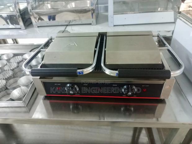 Commercial Electric Double Panini Press Grill, - main view