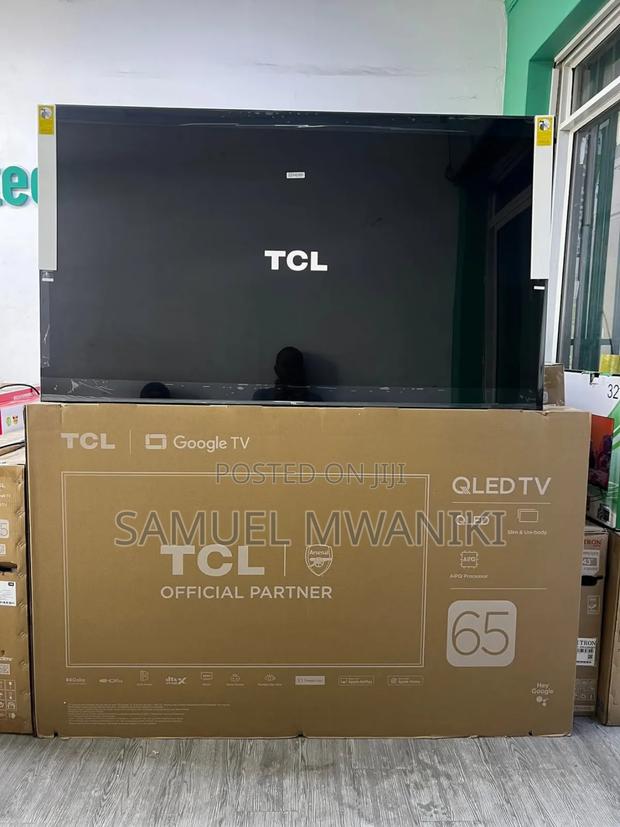 TCL 65′′ Qled Uhd Hdr10+ Google Smart Tv Latest Model