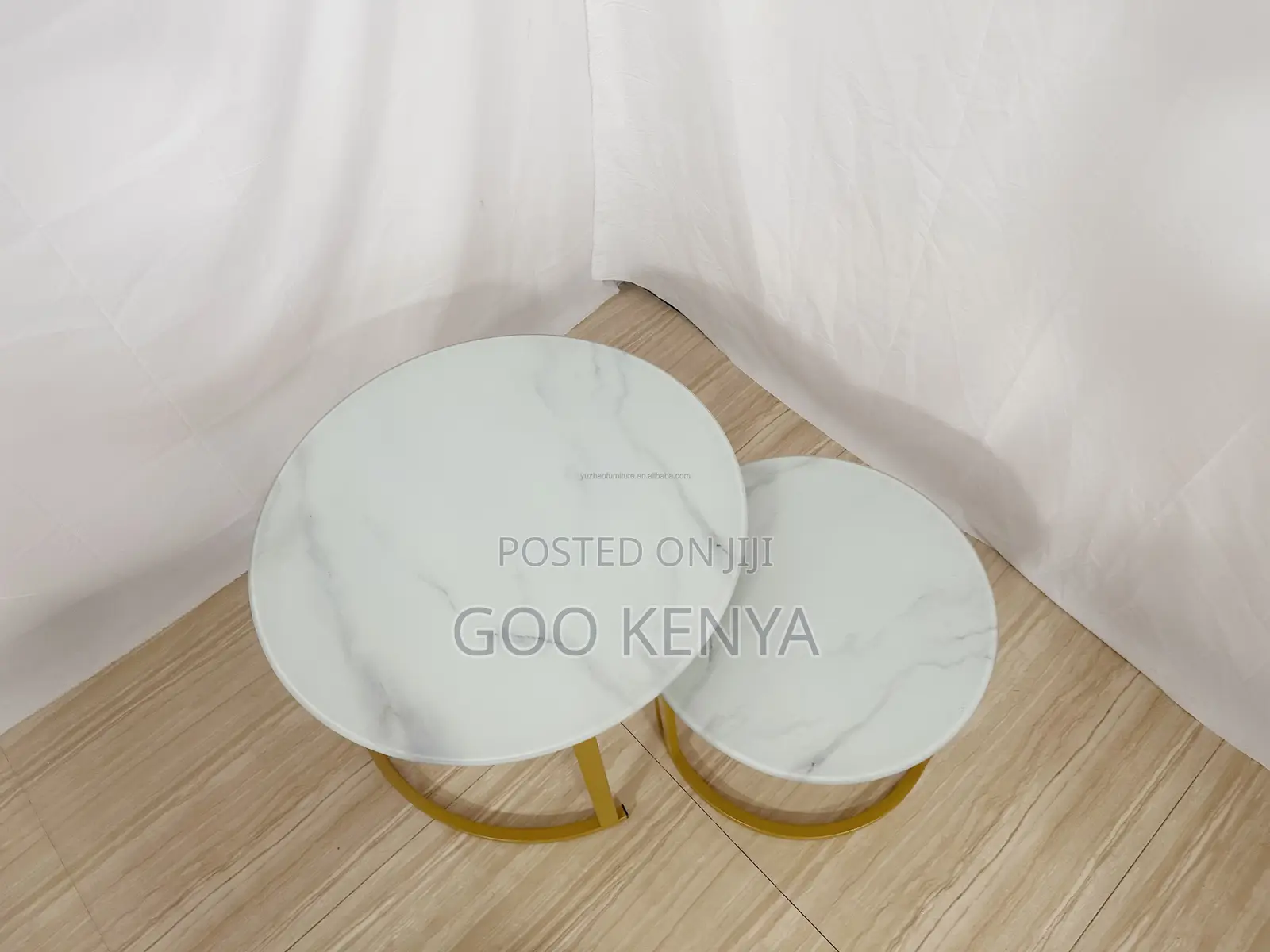 Home Table Set;Marble Round Nesting Table Set For Compact Living Space