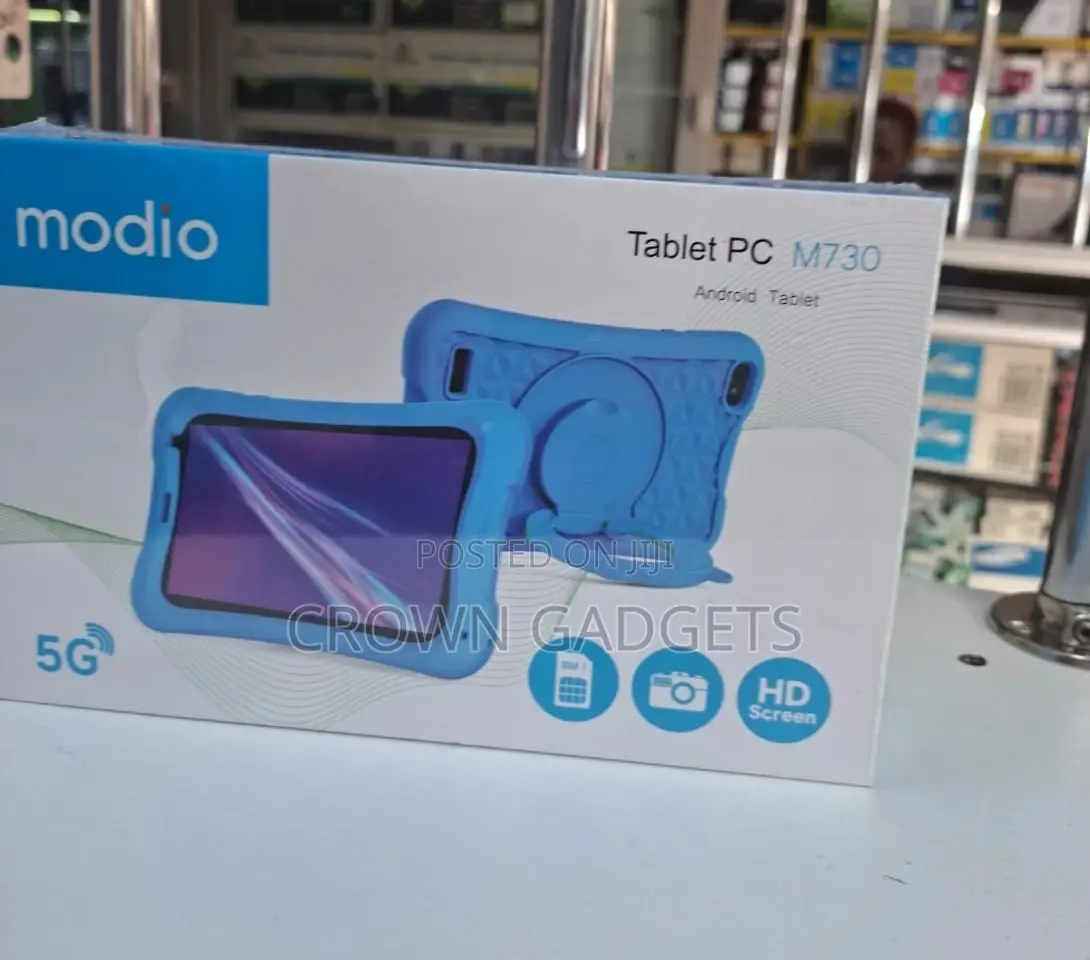 Modio M730 Durable 7” Kids Tablet Front Rear Camera