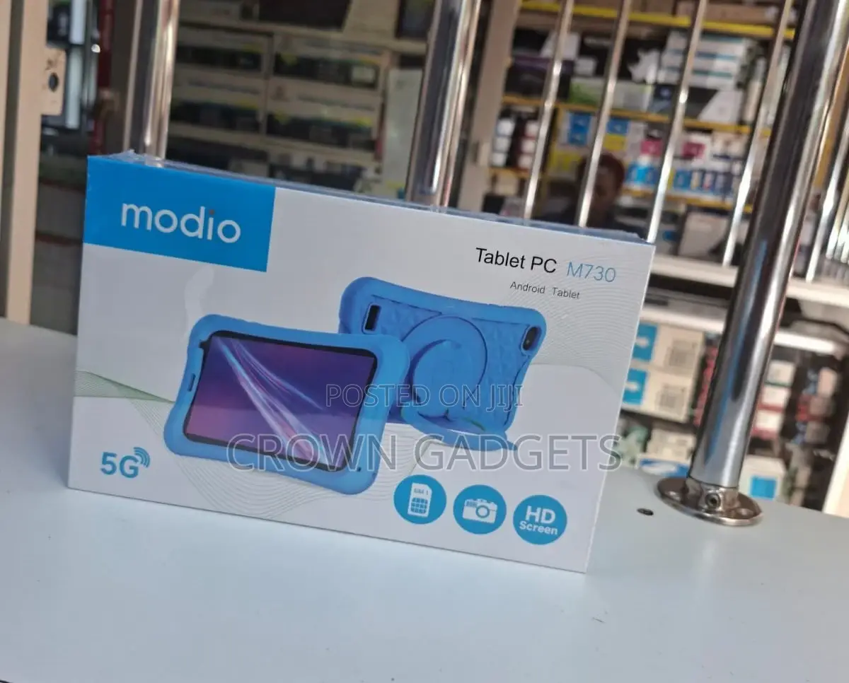 Modio M730 Durable 7” Kids Tablet Front Rear Camera