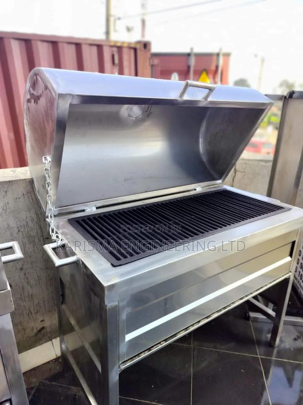 Stainless Steel Barbecue Grill, - main view