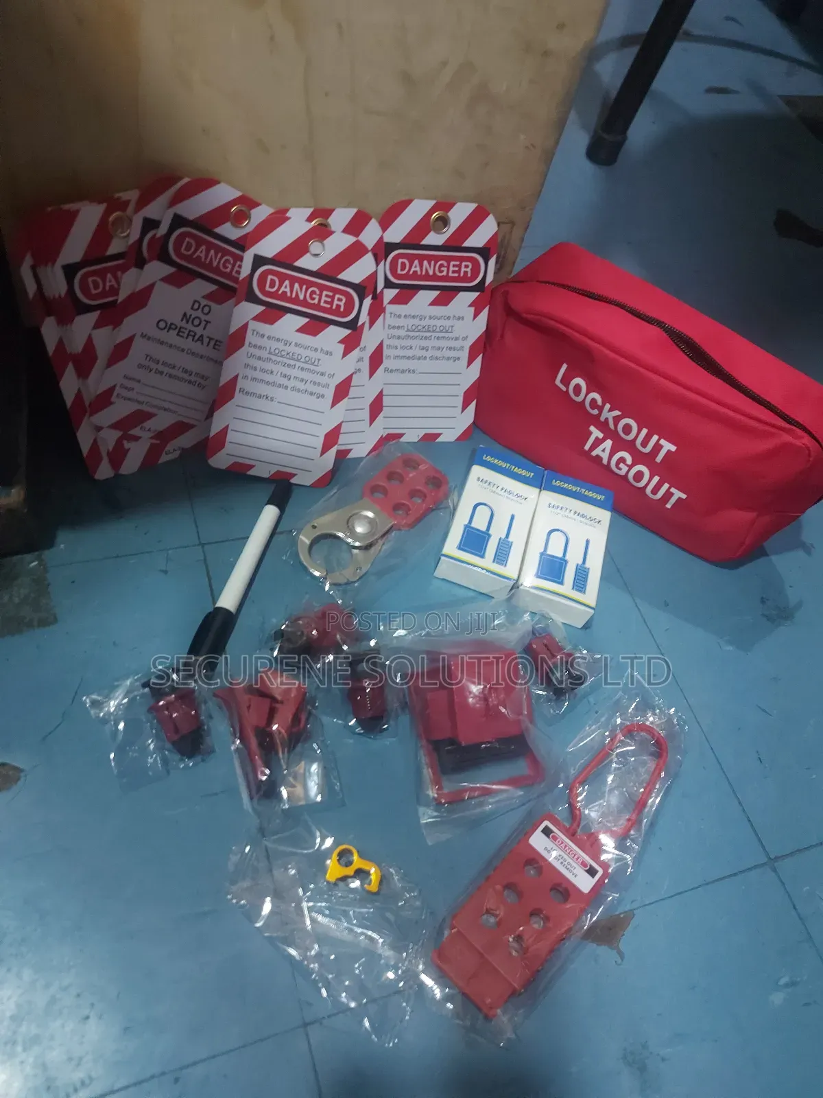 Portable Lockout Tagout (Loto) Kit Bag.