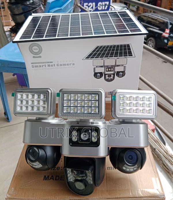 V380 3 Lens 4g Solar Guard Camera