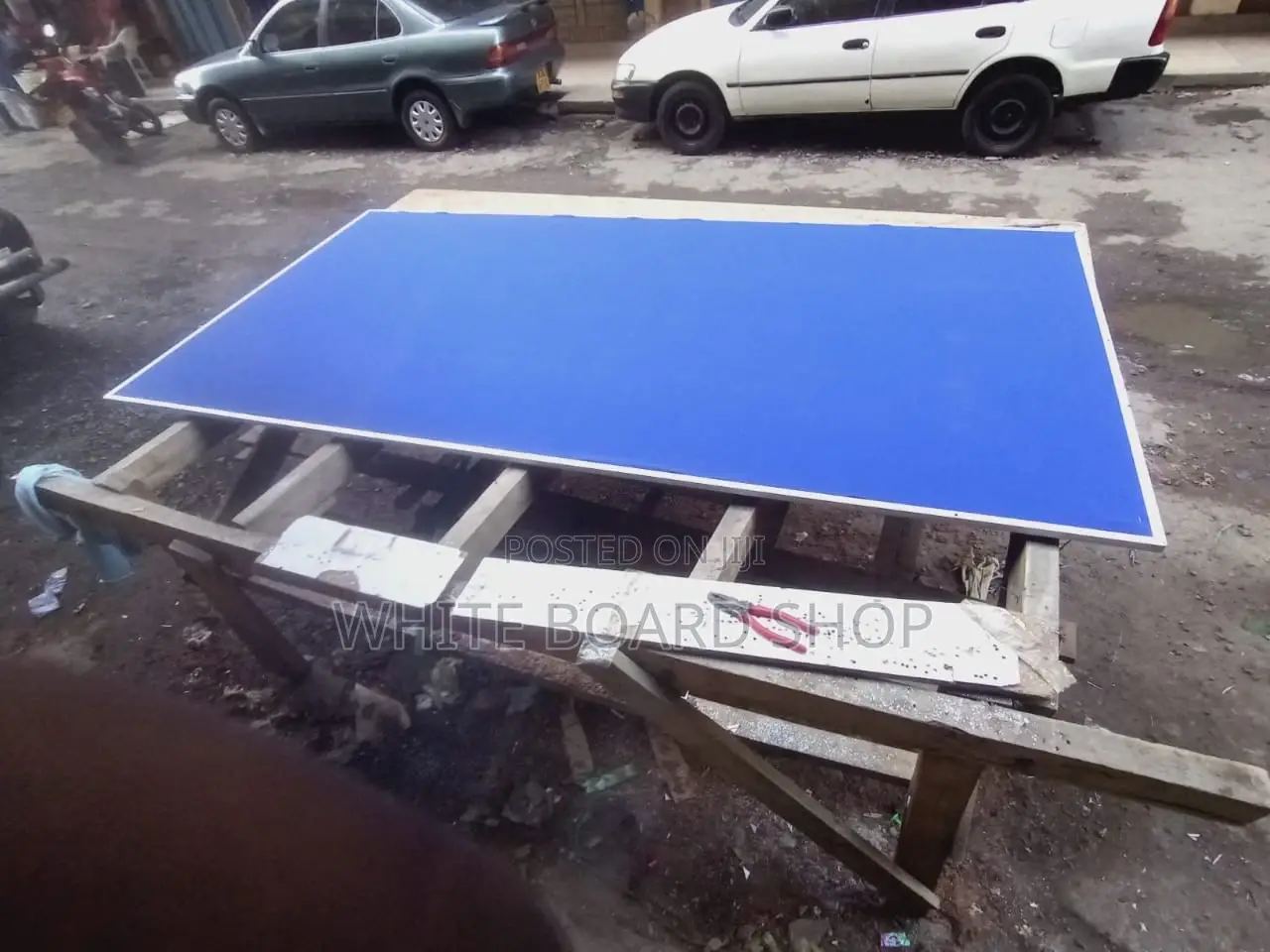 Fabricated Noticeboard 4ft X 3ft - Blue