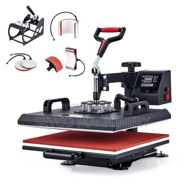 Heavy Duty 5 In 1 Heat Press Machine - main view