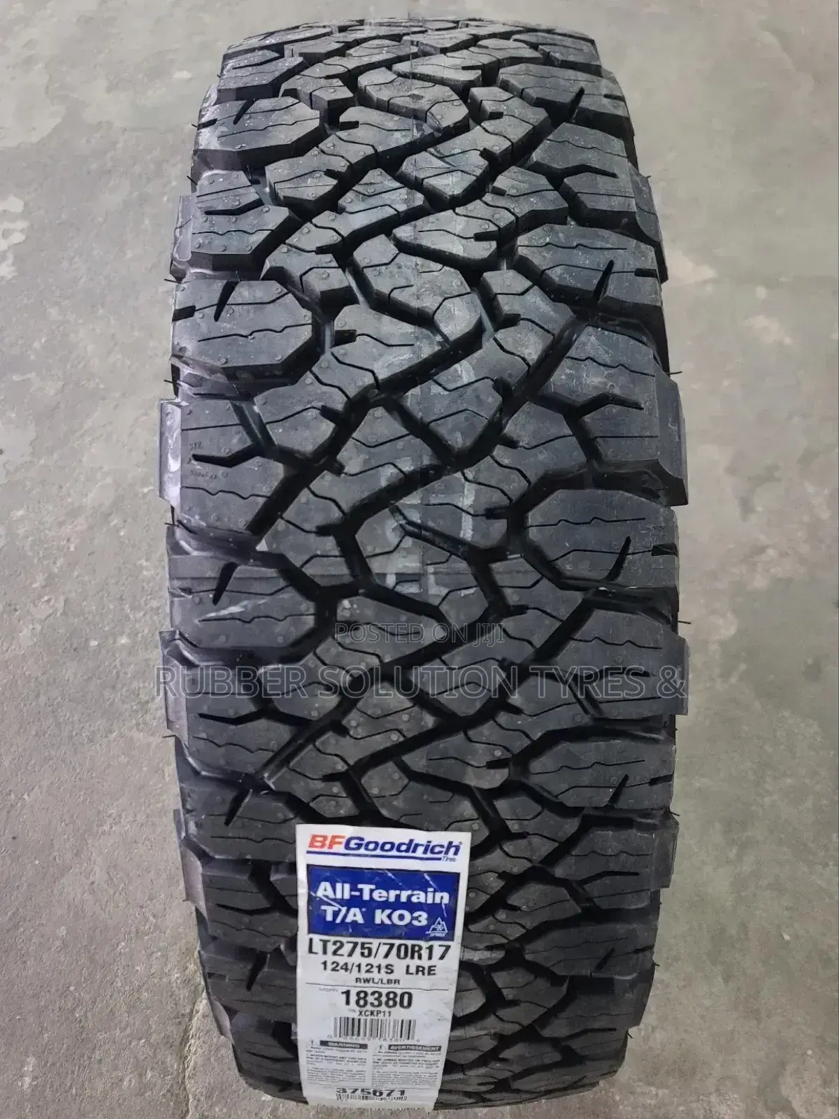 LT 275 /70 R17 Bf Goodrich Tyres a/Tk03 All-Terrain