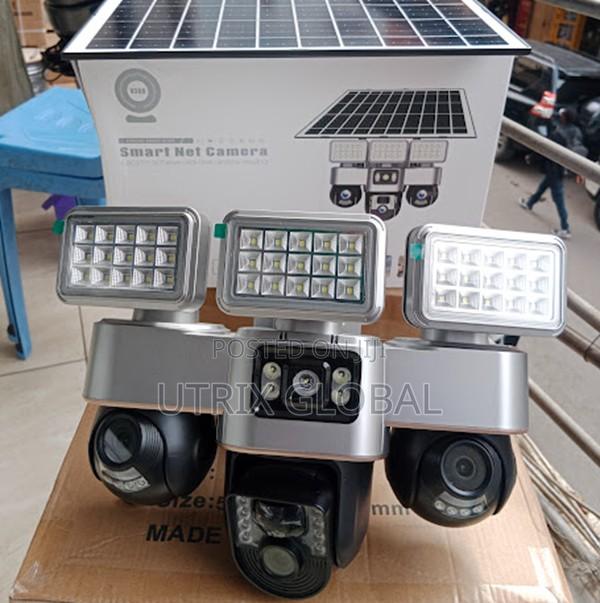 V380 4g Solar Outdoor 3 Lens Security Cam
