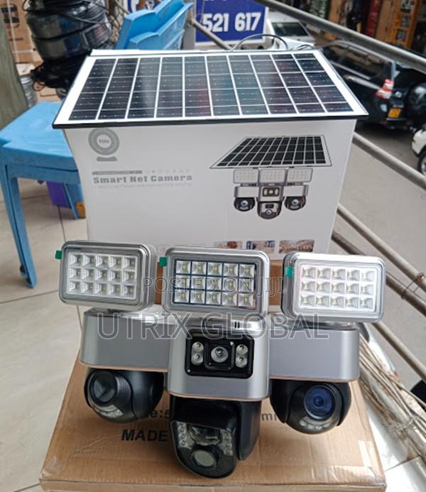 V380 Smart 4g Solar Triple Lens Ptz Cam