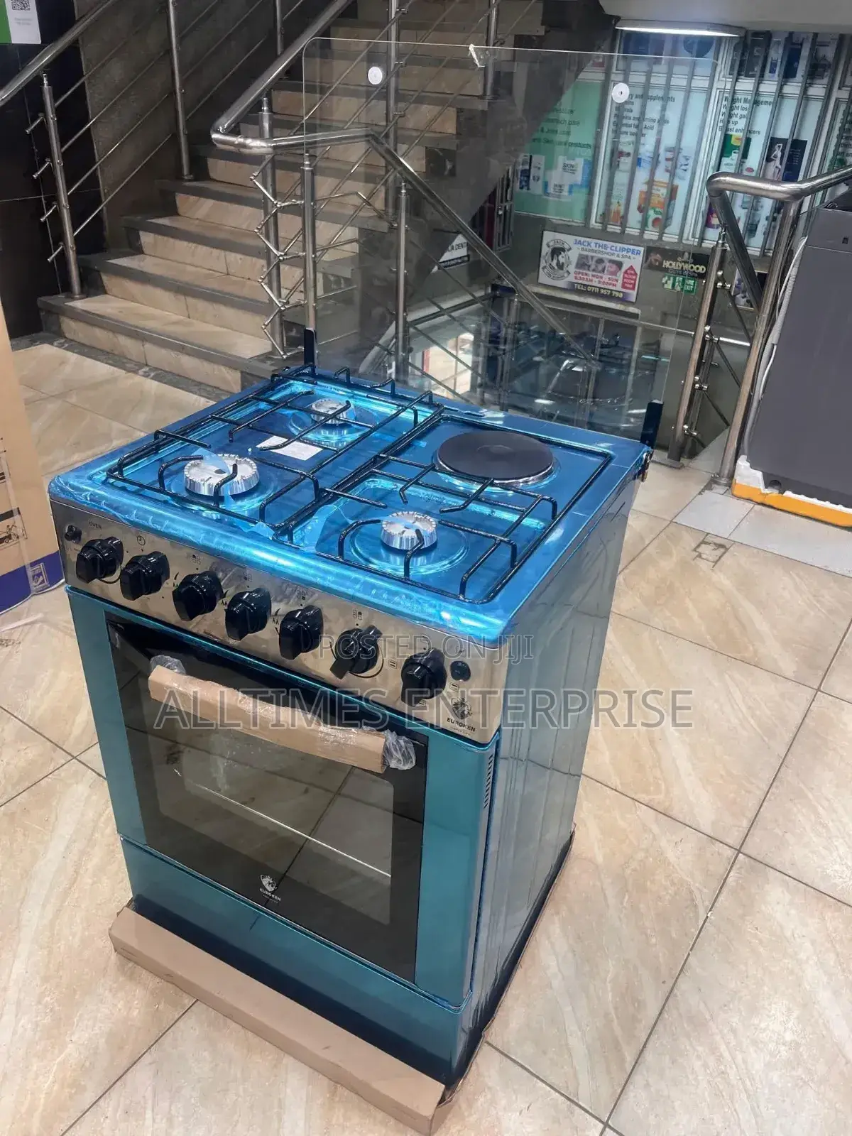 Euroken 60*65cm 3g+1e Cooker With Electric Oven