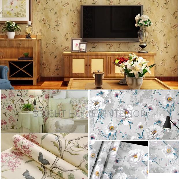 Forest Flowered Wallpaper - main view