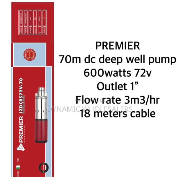 Premier 70m Dc Deep Well Pump - main view