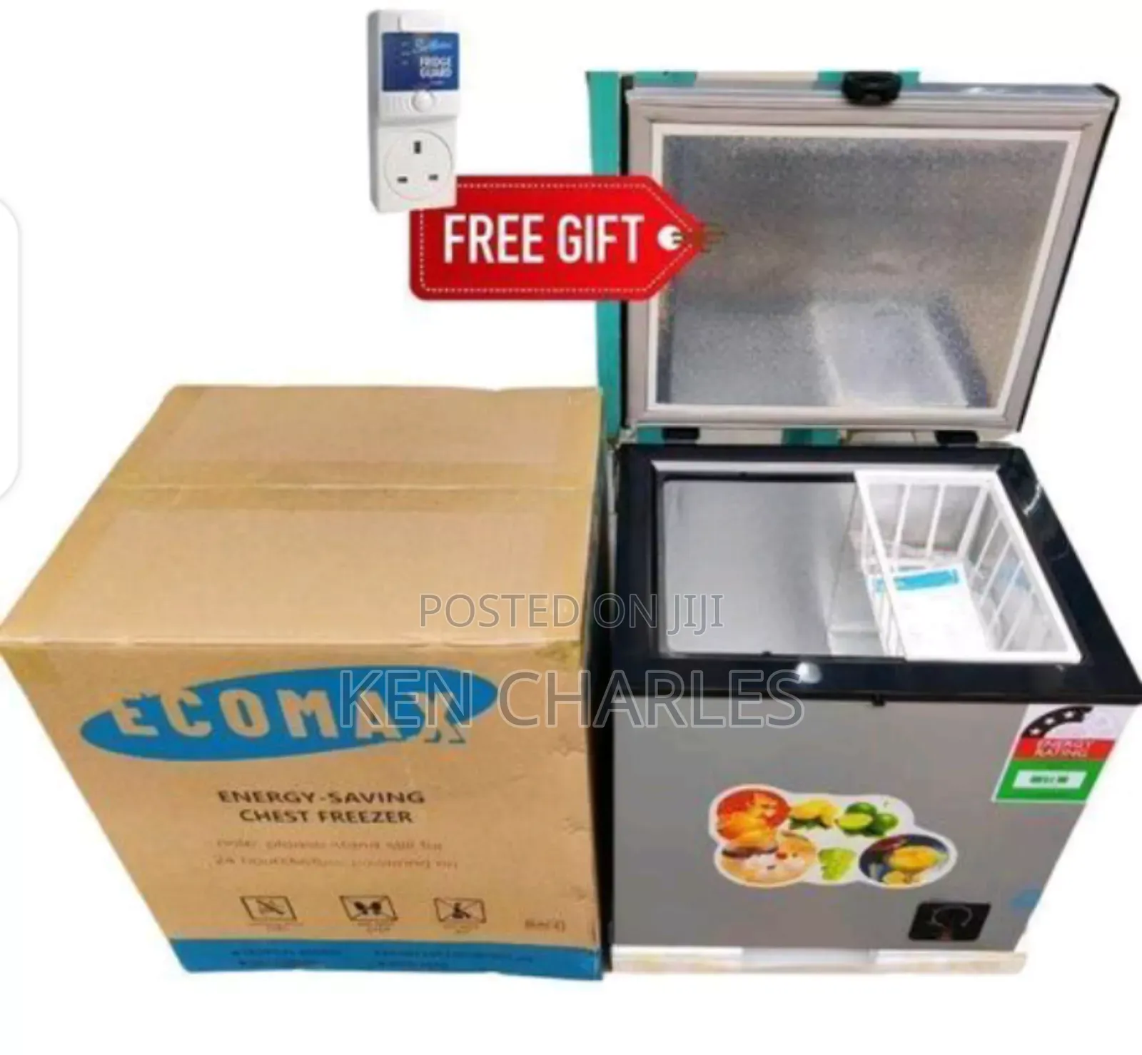 Ecomax 60l Freezer With Free Fridge– Energy Efficient Fast Cooling