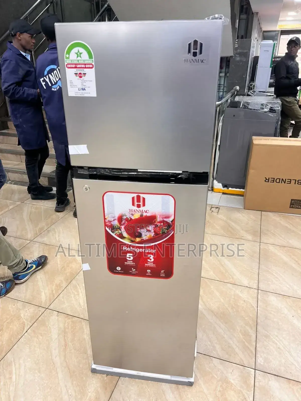 Hanmac 173 Liters Double Door Refrigerator