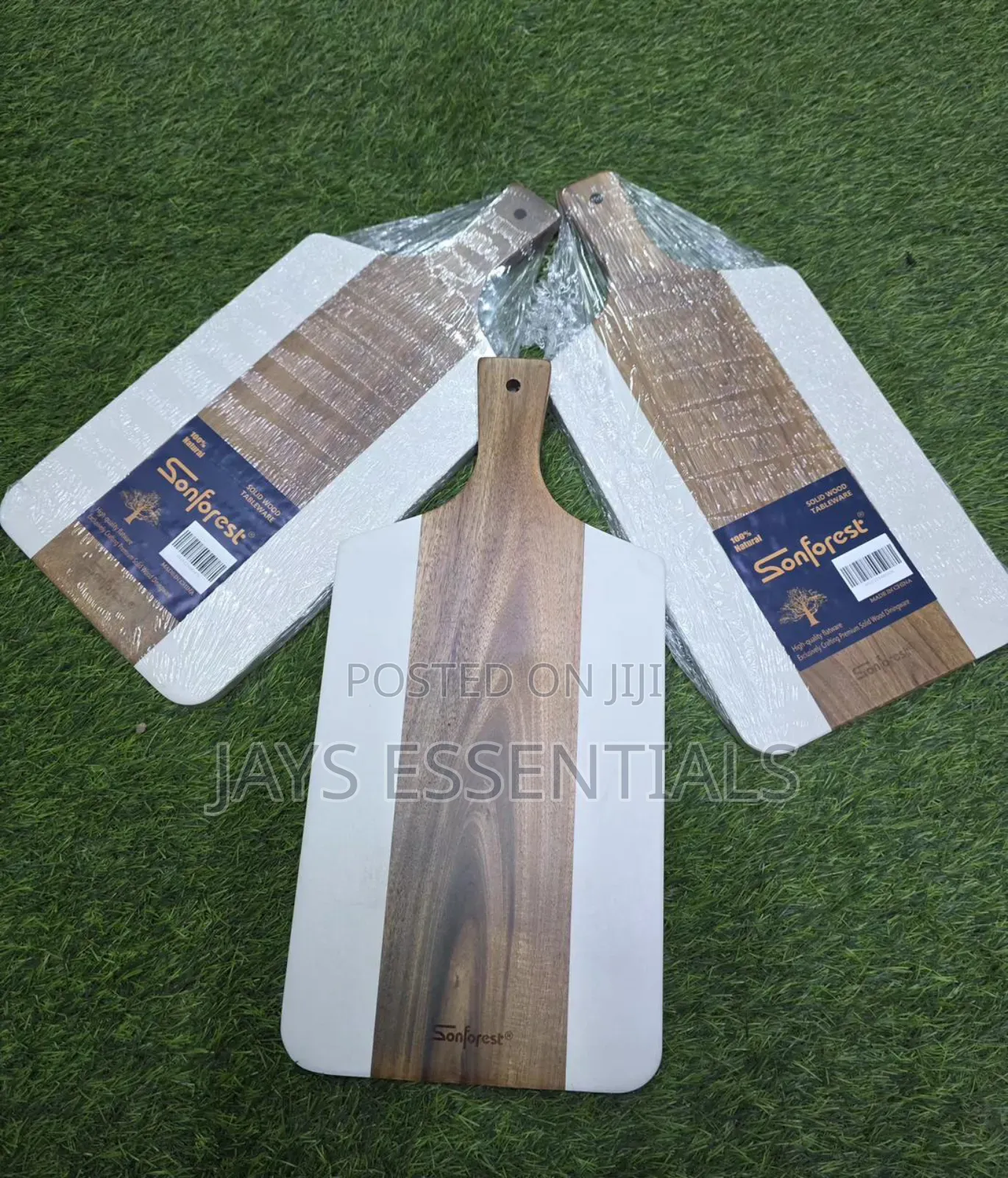 Wood and Marble Chopping Board