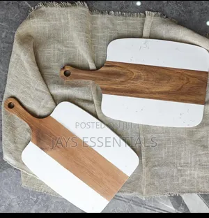 Wood and Marble Chopping Board