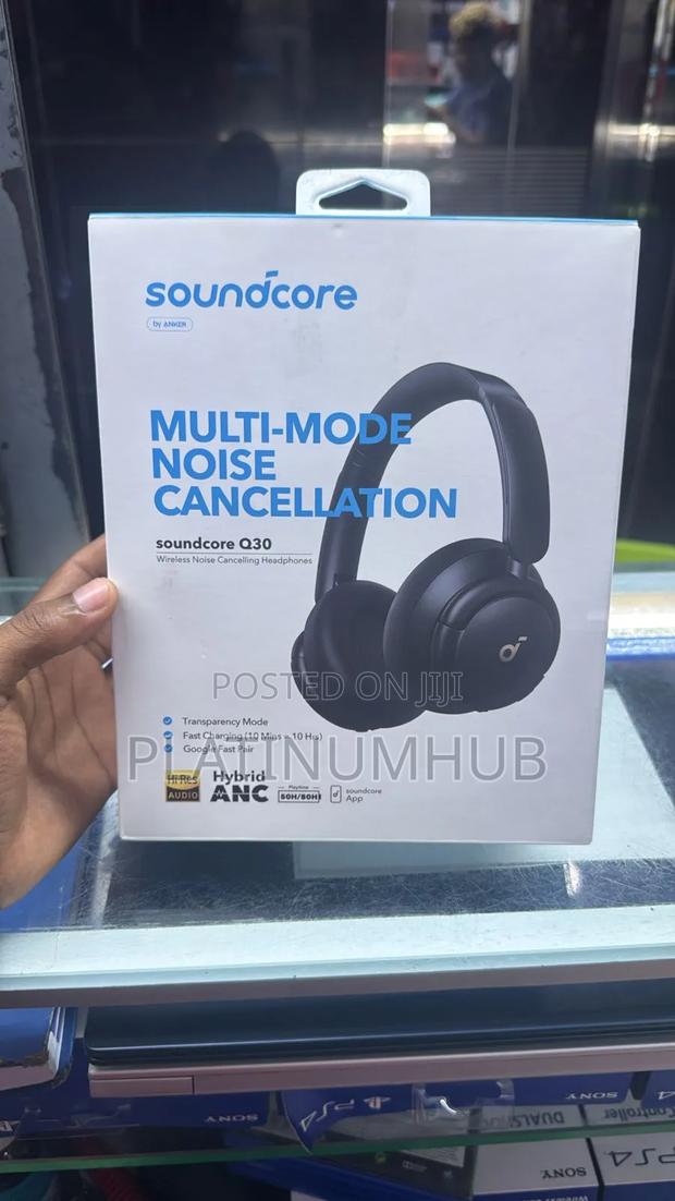 Soundcore Q30 Black Headphones - main view