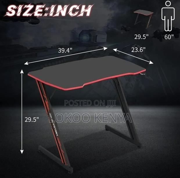 Office Desk; 1.2 M Unlighted-Non Adjustable Gaming Desk - thumbnail 5