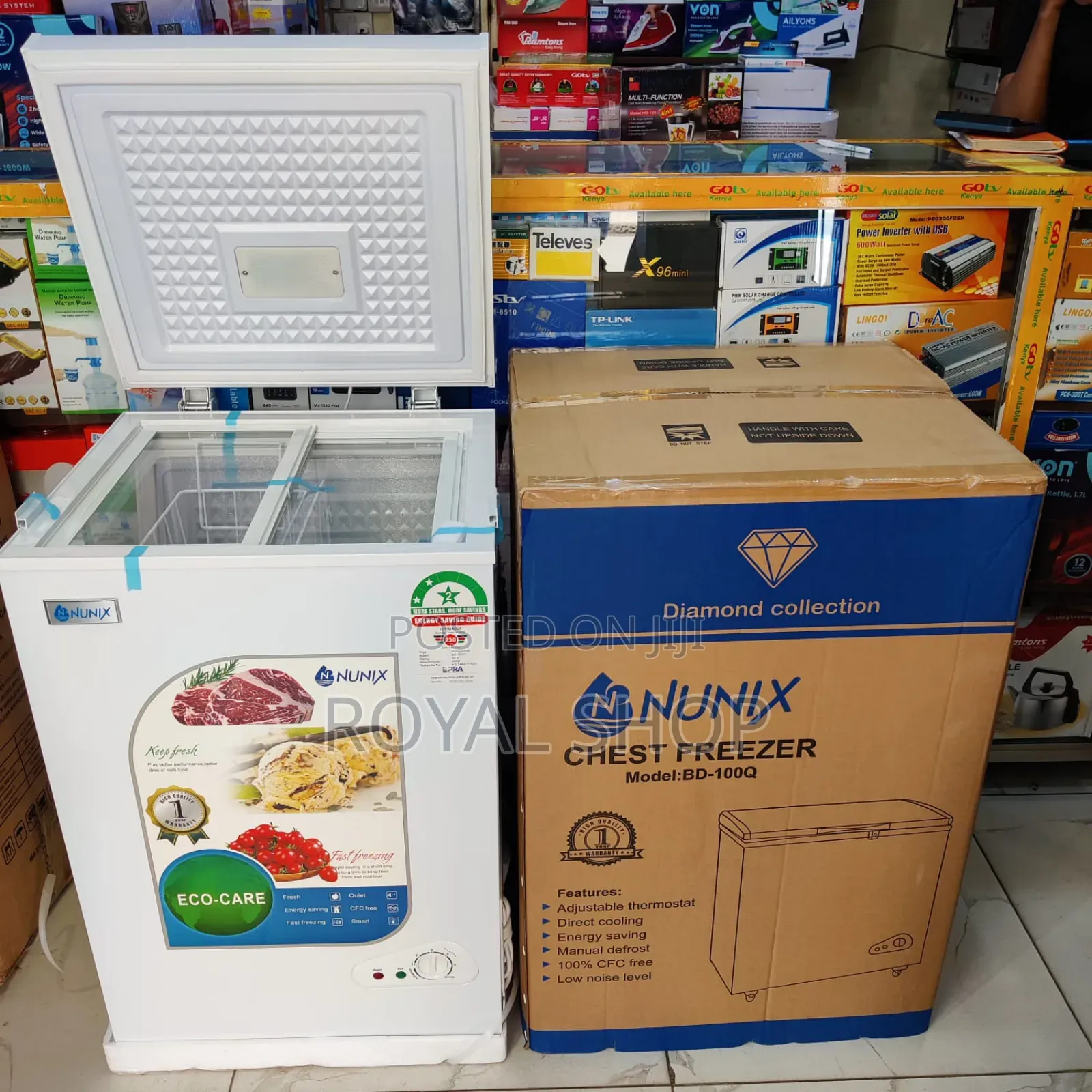 Nunix 100litres Chest Freezer