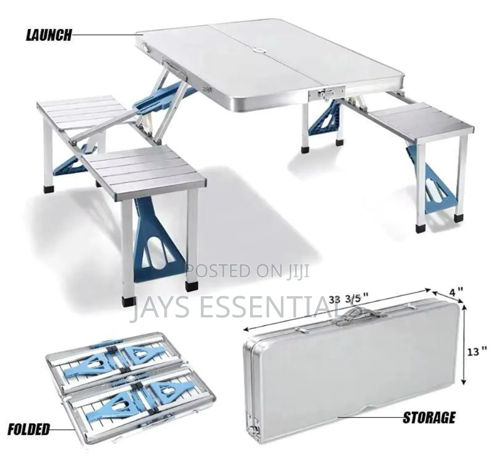 Aluminium Foldable Picnic Table