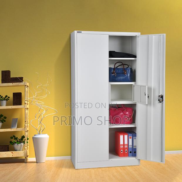 Office Cabinet : Metal Storage Cabinet With Locking Doors - thumbnail 4