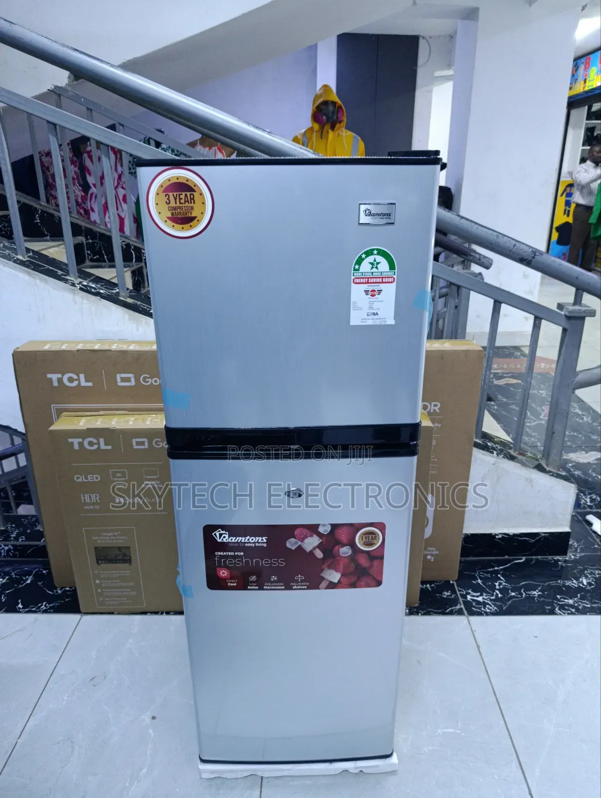 Ramtons Rf/349 Double Door Fridge 138l