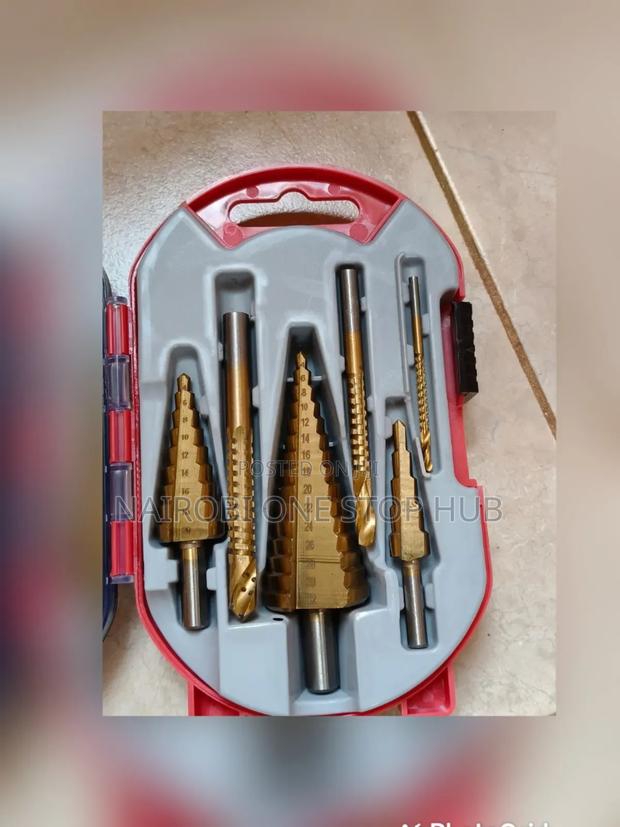 6pcs Step Drill Bit Set