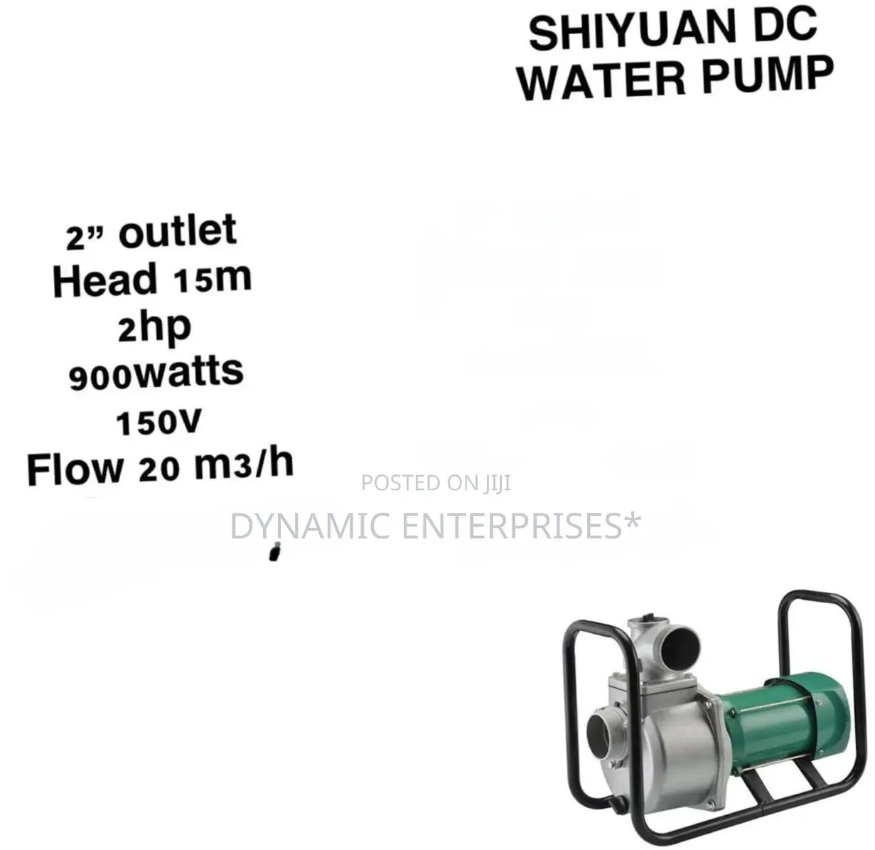 Shiyuan 2hp Dc Water Pump