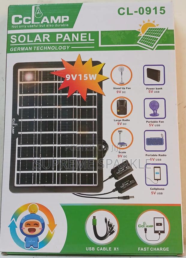 Cclamp Cl-0915 Solar Charging Panel 15w - main view