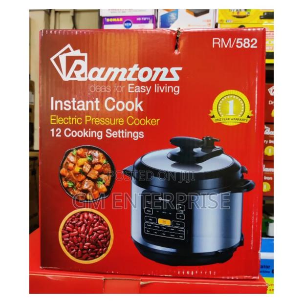 Ramtons Electric Pressure Cooker 6litres
