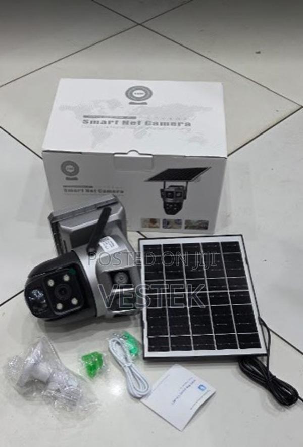 Dual Lens V380pro Wifi Solar Powered Smart Net Camera Motion Detection