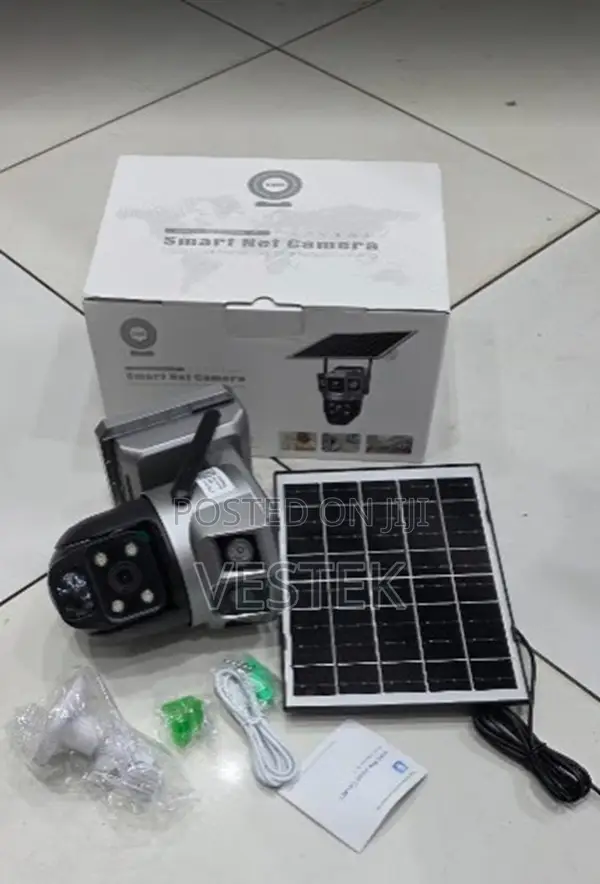 Dual Lens V380pro Wifi Solar Powered Smart Net Camera Motion Detection