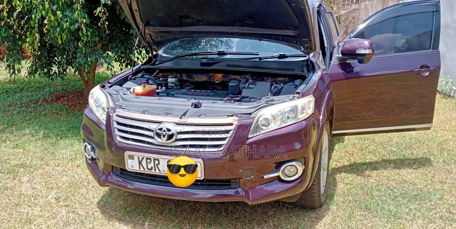 Toyota Vanguard 2011 Burgundy