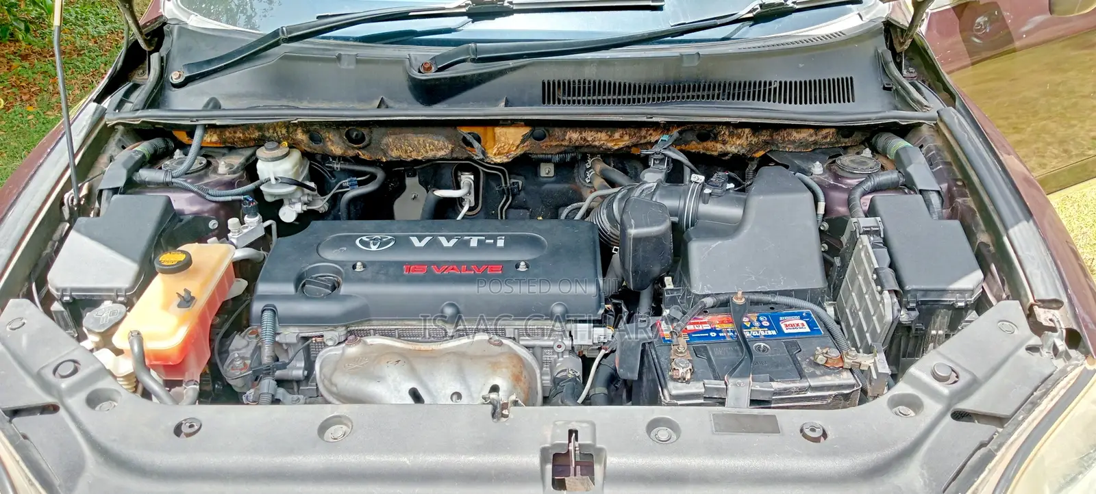 Toyota Vanguard 2011 Burgundy