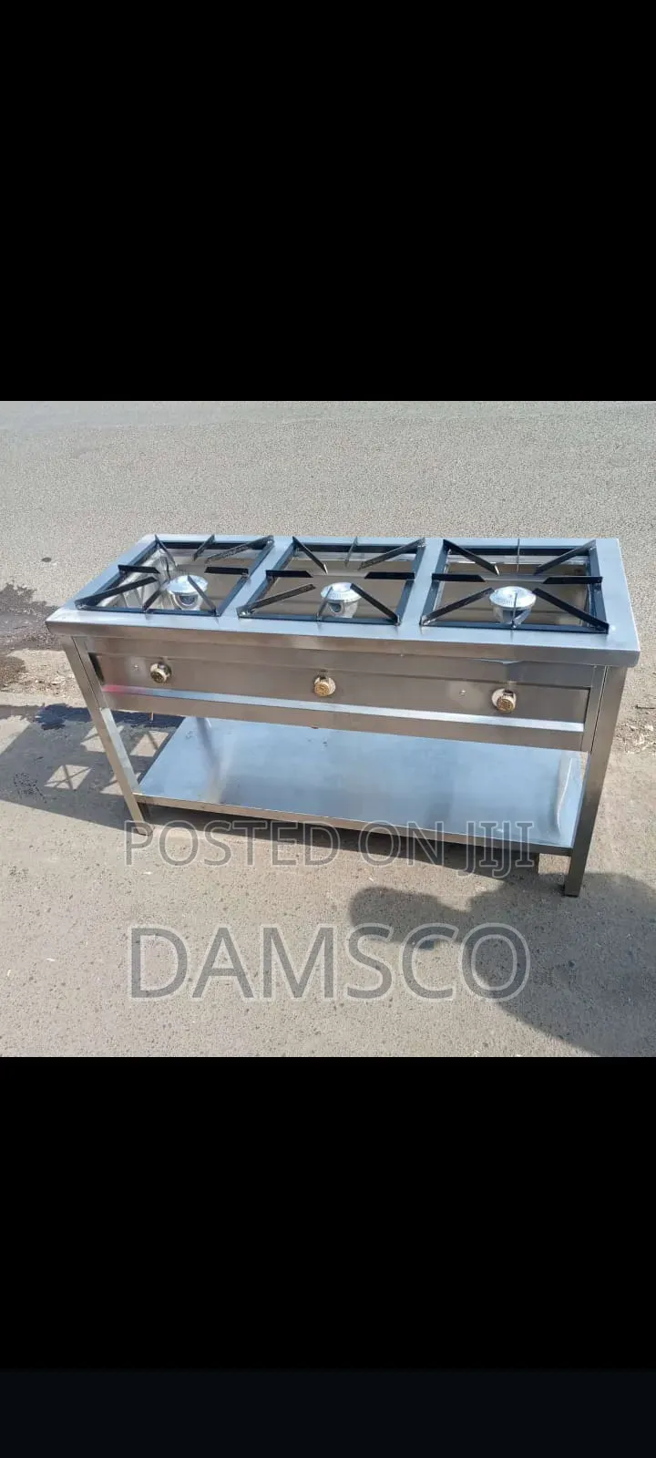 Three Burner Stainless Cooker