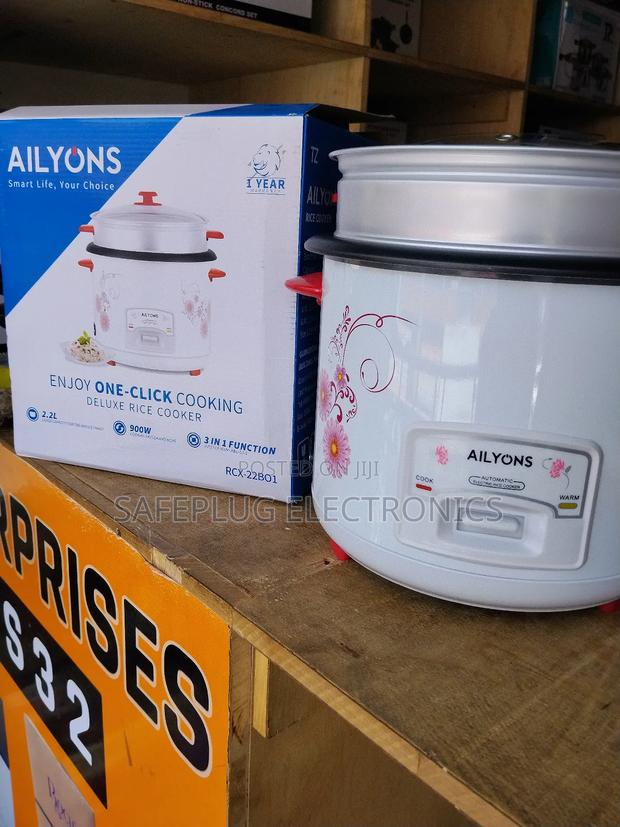 New Ailyons Rice Cooker - 5l | Fast Cooking | 1-Year Warranty