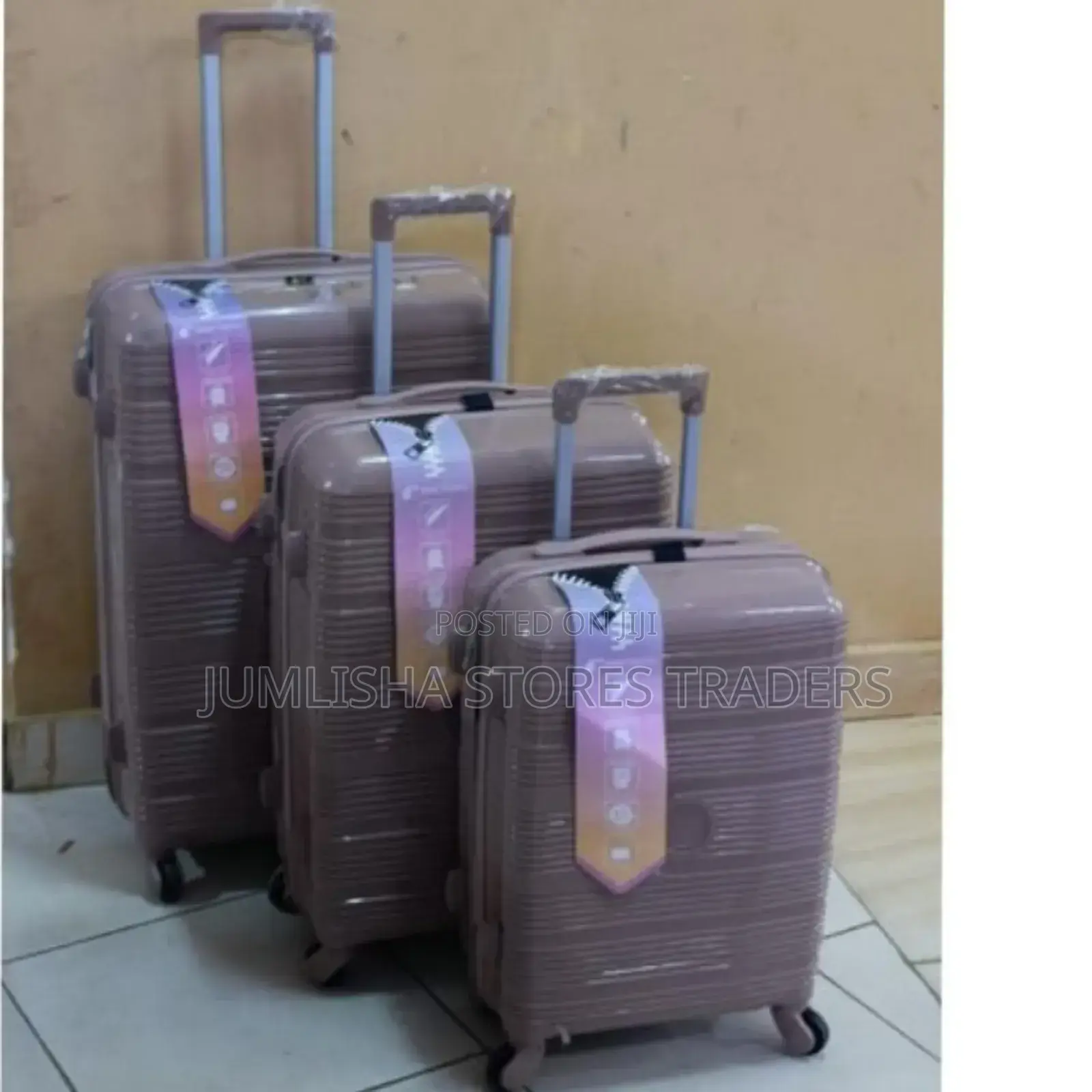 Fashion 3 in 1 Unbreakble Laxurious Rubber Suitcase Briefcase Size 4