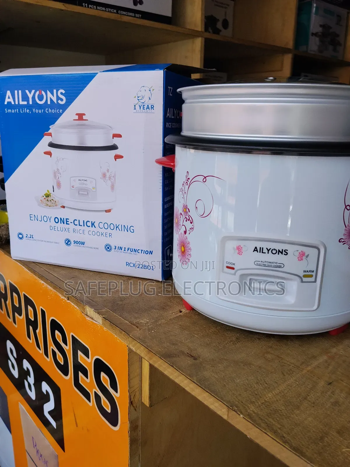 Ailyons Rice Cooker - 24h Keep Warm